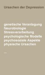 Depression München - Auflistung der Ursachen einer Depression inkl. genetischer und stressbedingter Faktoren
